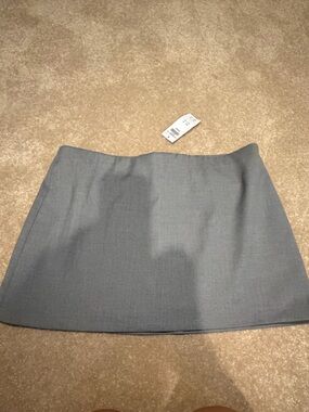 Abercrombie & Fitch Grey Mini Skirt